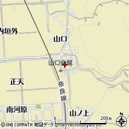 京都府木津川市山城町綺田山口24周辺の地図