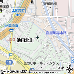 西田整骨院周辺の地図