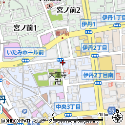 ホワイト急便　伊丹店周辺の地図