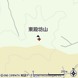 東殿坊山周辺の地図