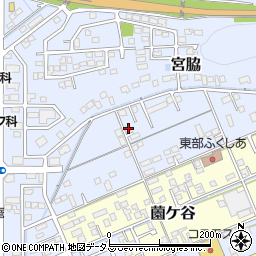 静岡県掛川市宮脇119周辺の地図