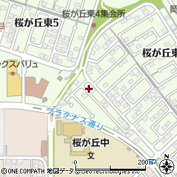 岡山県赤磐市桜が丘東4丁目4-166周辺の地図