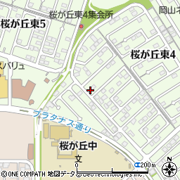 岡山県赤磐市桜が丘東4丁目4-207周辺の地図