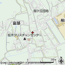 静岡県掛川市富部965-1周辺の地図