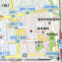 伊丹駅前フレンドマンション周辺の地図