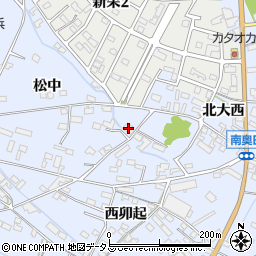 愛知県知多郡美浜町奥田松中1周辺の地図