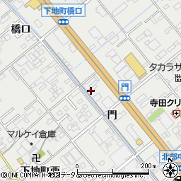 愛知県豊橋市下地町門41周辺の地図