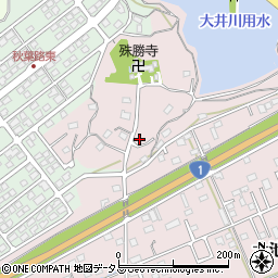 静岡県掛川市大池76周辺の地図