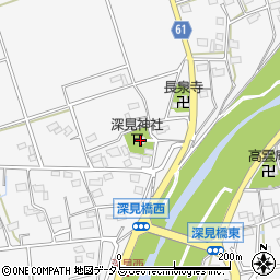静岡県袋井市深見1875周辺の地図
