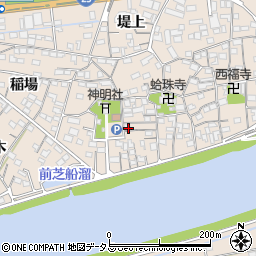 愛知県豊橋市前芝町西周辺の地図