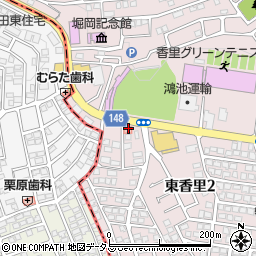 キリン堂薬局　東香里店周辺の地図