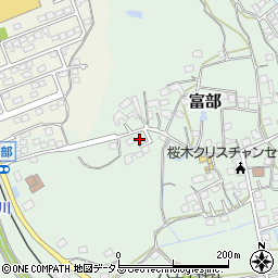 静岡県掛川市富部620-18周辺の地図