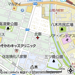 北恵姫路営業所周辺の地図