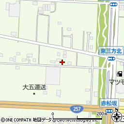 静岡県浜松市中央区東三方町262周辺の地図