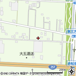 静岡県浜松市中央区東三方町260周辺の地図