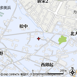 愛知県知多郡美浜町奥田松中7周辺の地図