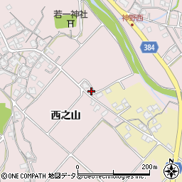 兵庫県加古川市神野町西之山501周辺の地図