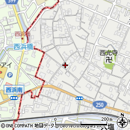 兵庫県姫路市大塩町239周辺の地図