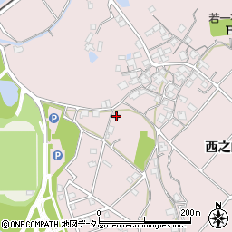 兵庫県加古川市神野町西之山422-1周辺の地図