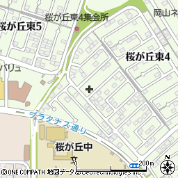 岡山県赤磐市桜が丘東4丁目4-209周辺の地図