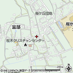 静岡県掛川市富部966周辺の地図