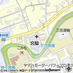 静岡県掛川市宮脇234-4周辺の地図