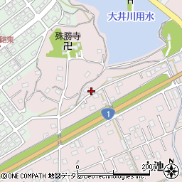 静岡県掛川市大池265周辺の地図