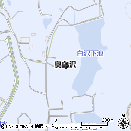愛知県知多郡美浜町奥田奥白沢周辺の地図