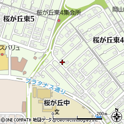 岡山県赤磐市桜が丘東4丁目4-208周辺の地図