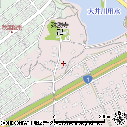 静岡県掛川市大池75周辺の地図