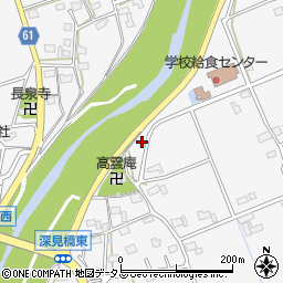静岡県袋井市深見246周辺の地図