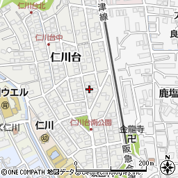 兵庫県宝塚市仁川台97周辺の地図