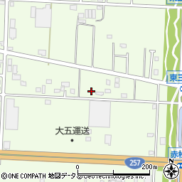 静岡県浜松市中央区東三方町259周辺の地図