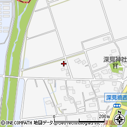 静岡県袋井市深見2021周辺の地図