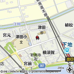 愛知県豊橋市横須賀町林周辺の地図