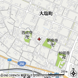 兵庫県姫路市大塩町111周辺の地図