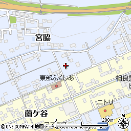 静岡県掛川市宮脇83周辺の地図