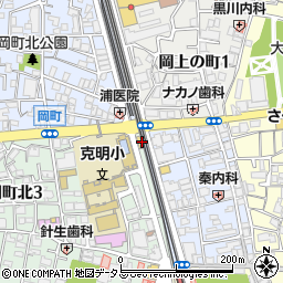 サイゼリヤ 阪急岡町駅店周辺の地図