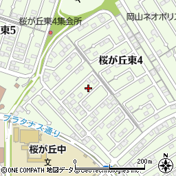岡山県赤磐市桜が丘東4丁目4-201周辺の地図