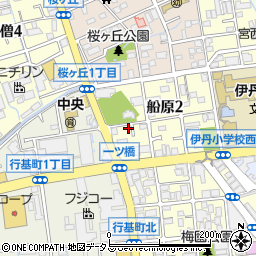 兵庫県伊丹市船原2丁目3-17周辺の地図