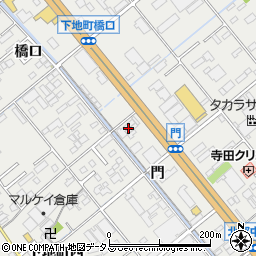 愛知県豊橋市下地町門40周辺の地図