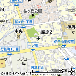 兵庫県伊丹市船原2丁目3-19周辺の地図