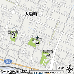 兵庫県姫路市大塩町157周辺の地図