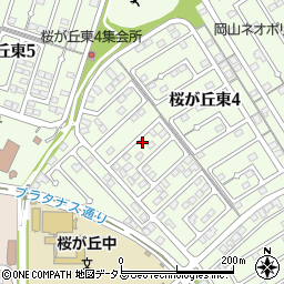 岡山県赤磐市桜が丘東4丁目4-723周辺の地図