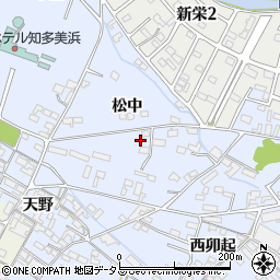 愛知県知多郡美浜町奥田松中56周辺の地図