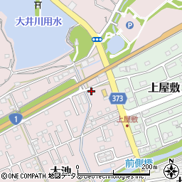 静岡県掛川市大池86周辺の地図