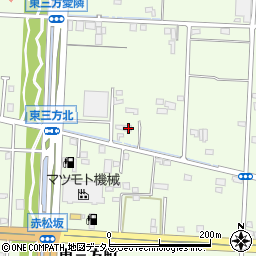 静岡県浜松市中央区東三方町412周辺の地図
