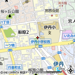 兵庫県伊丹市船原2丁目1-22周辺の地図