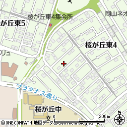 岡山県赤磐市桜が丘東4丁目4-714周辺の地図