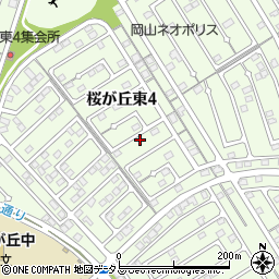 岡山県赤磐市桜が丘東4丁目4-70周辺の地図